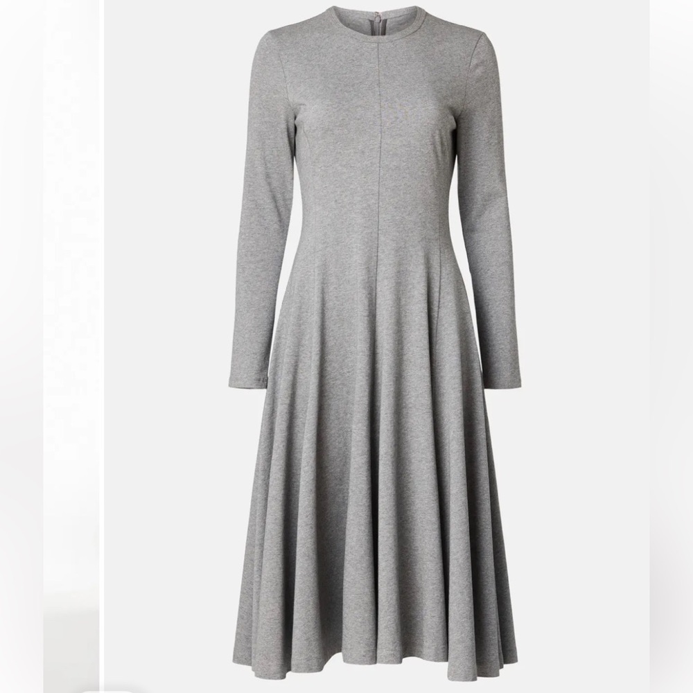 3.1 Phillip Lim Gray jersey flare Dress
